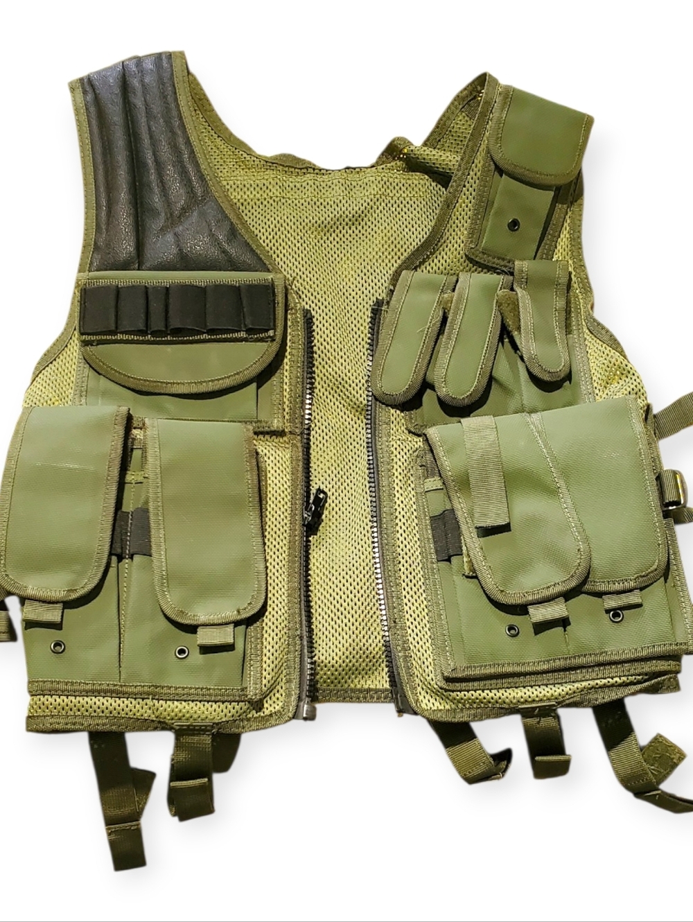 Olive Green Tactical Utility Vest